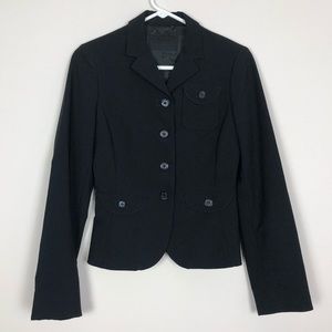 Prada Black Tailored Blazer Jacket